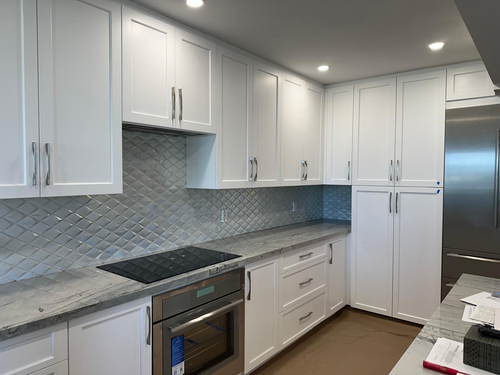 Completed luxury kitchen renovation by Polo Builders & Restorations